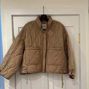 Zara COLLECTION QUILTED WATER REPELLENT JACKET